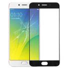 For OPPO R9s Front Screen Outer Glass Lens (Black) - 1