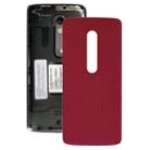 Battery Back Cover for Motorola Moto X Play XT1561 XT1562(Red) - 1