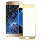 For Galaxy S7 / G930 Front Screen Outer Glass Lens (Gold) - 1