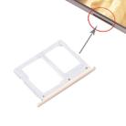 For Galaxy C5 / C5000 SIM Card Tray + Micro SD / SIM Card Tray (Gold) - 1