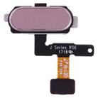 For Galaxy J7 (2017) SM-J730F/DS SM-J730/DS Fingerprint Sensor Flex Cable(Pink) - 1