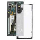 For Samsung Galaxy Note 10 N970 N9700 Transparent Battery Back Cover with Camera Lens Cover (Transparent) - 1