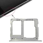 For Galaxy Tab S3 9.7 / T825 (3G Version) SIM Card Tray + Micro SD Card Tray (Silver) - 1