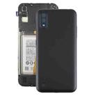 For Samsung Galaxy A01 Battery Back Cover (Black) - 1