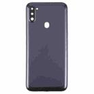 For Samsung Galaxy A11 SM-A115F Back Cover with Camera Lens Cover (Black) - 2