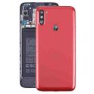 For Samsung Galaxy A11 SM-A115F Back Cover with Camera Lens Cover(Red) - 1