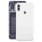 For Samsung Galaxy A11 SM-A115F Back Cover with Camera Lens Cover(White) - 1