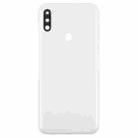 For Samsung Galaxy A11 SM-A115F Back Cover with Camera Lens Cover(White) - 2