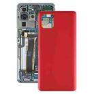 For Samsung Galaxy A91 Battery Back Cover (Red) - 1