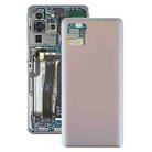 For Samsung Galaxy A91 Battery Back Cover (Silver) - 1