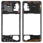 For Samsung Galaxy A71  Middle Frame Bezel Plate (Black) - 1