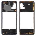 For Samsung Galaxy A51  Middle Frame Bezel Plate (Black) - 1