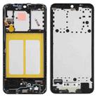 For Samsung Galaxy A10e Front Housing LCD Frame Bezel Plate (Black) - 1