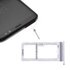 For Galaxy S8 / S8+ 2 SIM Card Tray / Micro SD Card Tray (Grey) - 6