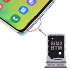 For Samsung Galaxy A80 SIM Card Tray + SIM Card Tray (Silver) - 1