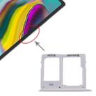 For Samsung Galaxy Tab S5e SM-T725 SIM Card Tray + Micro SD Card Tray (Silver) - 1