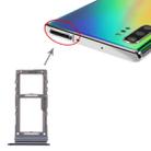 For Samsung Galaxy Note10+ SIM Card Tray / Micro SD Card Tray (Black) - 1