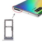 For Samsung Galaxy Note10+ SIM Card Tray / Micro SD Card Tray (Grey) - 1