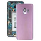 For Galaxy S9 Battery Back Cover with Camera Lens (Purple) - 1