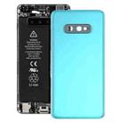 For Galaxy S10e Battery Back Cover with Camera Lens (Green) - 1