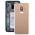 For Galaxy S9+ Battery Back Cover with Camera Lens (Gold) - 1