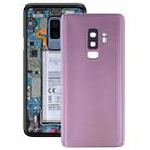 For Galaxy S9+ Battery Back Cover with Camera Lens (Purple) - 1