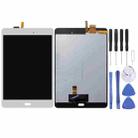Original LCD Screen for Galaxy Tab A 8.0 (Wifi Version) / P350 with Digitizer Full Assembly (White) - 1