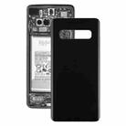 For Galaxy S10 Battery Back Cover (Black) - 1