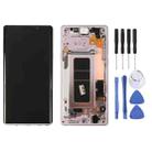 LCD Screen and Digitizer Full Assembly with Frame for Galaxy Note9 / N960A / N960F / N960V / N960T / N960U(Pink) - 1