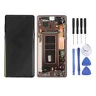 LCD Screen and Digitizer Full Assembly with Frame for Galaxy Note9 / N960A / N960F / N960V / N960T / N960U(Mocha Gold) - 1