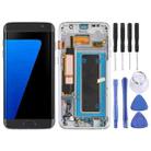 Original Super AMOLED Material LCD Screen and Digitizer Full Assembly(with Frame / Charging Port Flex Cable / Power Button Flex Cable / Volume Button Flex Cable) for Galaxy S7 Edge / G935F / G935FD(Black) - 1