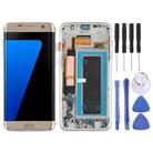 Original Super AMOLED Material LCD Screen and Digitizer Full Assembly(with Frame / Charging Port Flex Cable / Power Button Flex Cable / Volume Button Flex Cable) for Galaxy S7 Edge / G935F / G935FD(Gold) - 1
