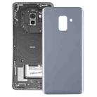 For Galaxy A8+ (2018) / A730 Back Cover (Grey) - 1