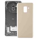 For Galaxy A8+ (2018) / A730 Back Cover (Gold) - 1