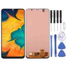 Original Super AMOLED LCD Screen for Galaxy A30 with Digitizer Full Assembly (Black) - 1