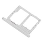 For Galaxy Tab A 10.5 inch T595 4G SIM Card Tray + Micro SD Card Tray (White) - 2