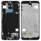 For Galaxy A40  Front Housing LCD Frame Bezel Plate (Black) - 1