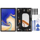 Original LCD Screen for Galaxy Tab S4 10.5 inch SM-T835 (LTE Version) Digitizer Full Assembly with Frame (Black) - 1