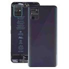 For Galaxy A51 Original Battery Back Cover (Black) - 1