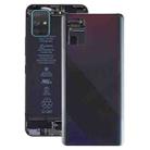 For Galaxy A71 Original Battery Back Cover (Black) - 1