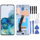 Original Dynamic AMOLED Material LCD Screen and Digitizer Full Assembly with Frame for Samsung Galaxy S20 4G SM-G980(Blue) - 1