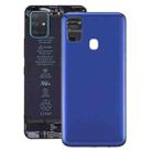 For Samsung Galaxy M21 Battery Back Cover (Dark Blue) - 1