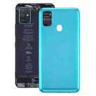 For Samsung Galaxy M21 Battery Back Cover (Baby Blue) - 1