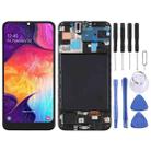 TFT LCD Screen for Samsung Galaxy A50 Digitizer Full Assembly with Frame (Not Supporting Fingerprint Identification)(Black) - 1