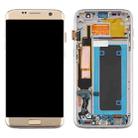 OLED LCD Screen for Samsung Galaxy S7 Edge / SM-G935F Digitizer Full Assembly with Frame (Gold) - 3