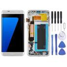 OLED LCD Screen for Samsung Galaxy S7 Edge / SM-G935F Digitizer Full Assembly with Frame (Silver) - 1