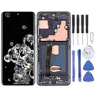 Original Super AMOLED LCD Screen for Samsung Galaxy S20 Ultra 4G/S20 Ultra 5G Digitizer Full Assembly with Frame (Black) - 1