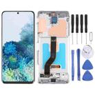 Original Super AMOLED LCD Screen for Samsung Galaxy S20+ 5G SM-G986B/G985 Digitizer Full Assembly with Frame (Silver) - 1