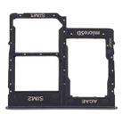 For Samsung Galaxy A315 / A31 SIM Card Tray + SIM Card Tray + Micro SD Card Tray (Black) - 2