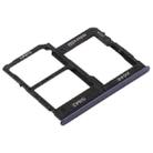 For Samsung Galaxy A315 / A31 SIM Card Tray + SIM Card Tray + Micro SD Card Tray (Black) - 3